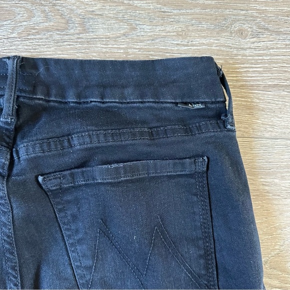 Mother Jeans The Looker Crop Not Guilty Black Skinny Jeans - Picture 10 of 10